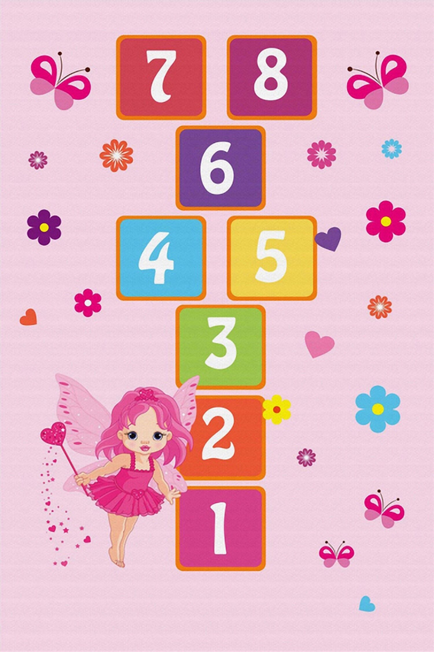 MANI TEXTILE – Hopscotch Kinderteppich