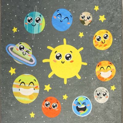 MANI TEXTILE - SPACE Alfombra Infantil
