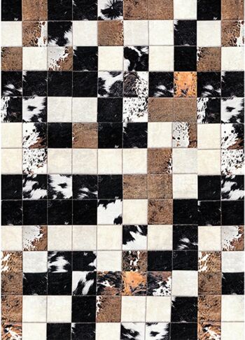 MANI TEXTILE - Tapis Patchwork CUBE 1