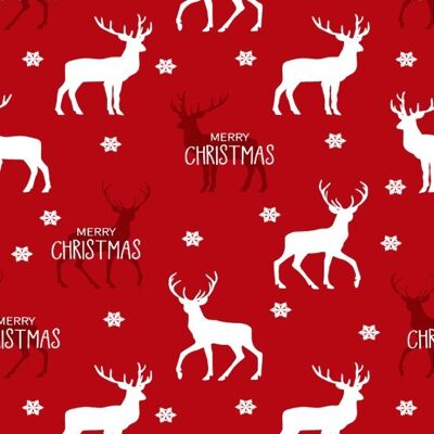 MANI TEXTILE - Reindeer Christmas rug
