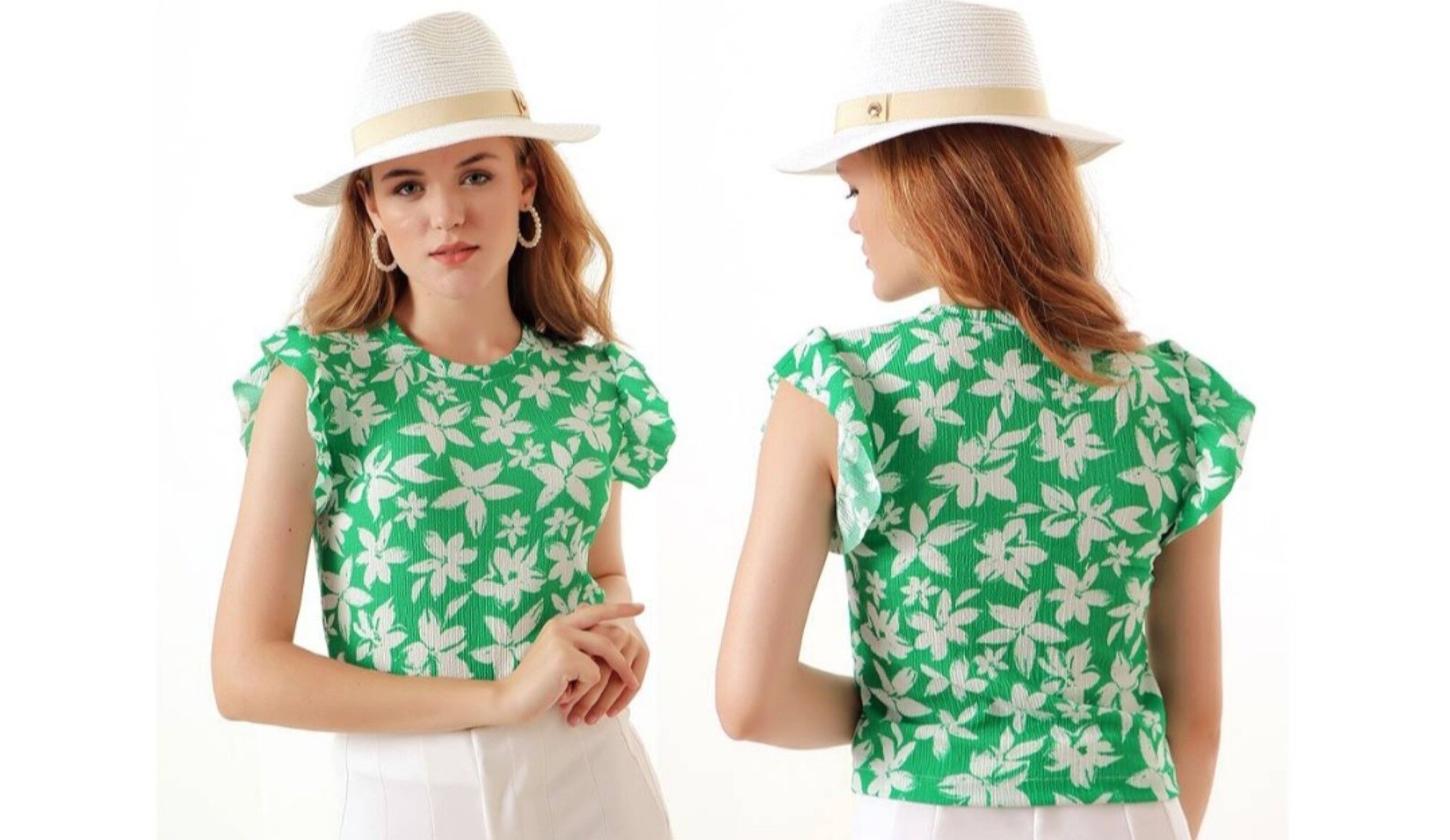 MT Clothes – Gemusterte Strickbluse