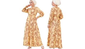 MT Clothes - Robe Hijab à motifs 8