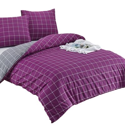 M’DECO - Juego de cama TRENDY morado
