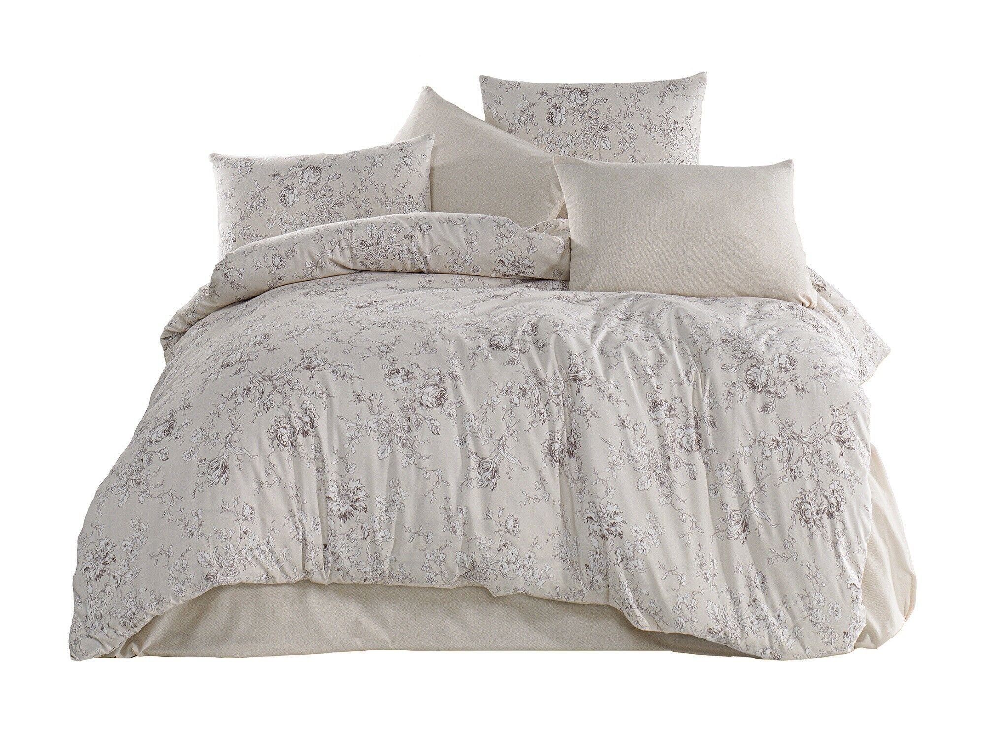 M’DECO – Blumen-Set in Ecru