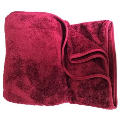 M’DECO - Plain Burgundy Blanket 150x200