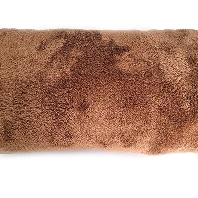 M’DECO – Schlichte braune Decke 200 x 220