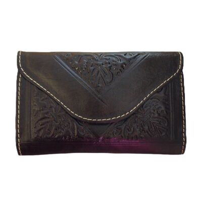 Small Leather Ladies Tri-Fold Purse