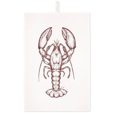Tea Towel [Half Linen] Lobster | kitchen towels