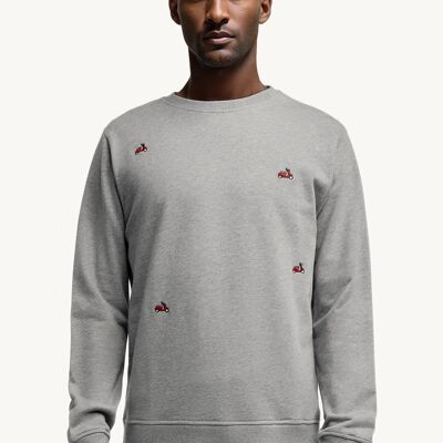 Sudadera Vespa Gris Melange