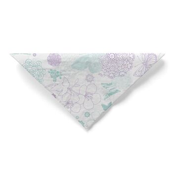 Serviette Luisa en violet menthe en tissu 33 x 33 cm, 100 pièces 4