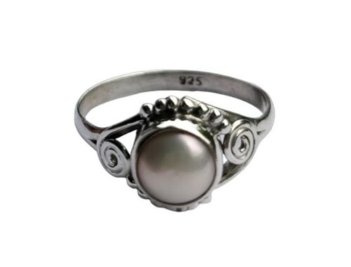 Freshwater Pearl 925 Sterling Silver Handmade Ring