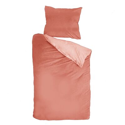 Swizz Terra/salmon duvet covers - 140x220+20cm