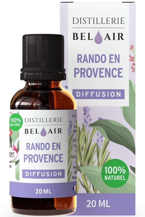 RANDO EN PROVENCE - Parfum d'ambiance Bio - 20 ml- unité