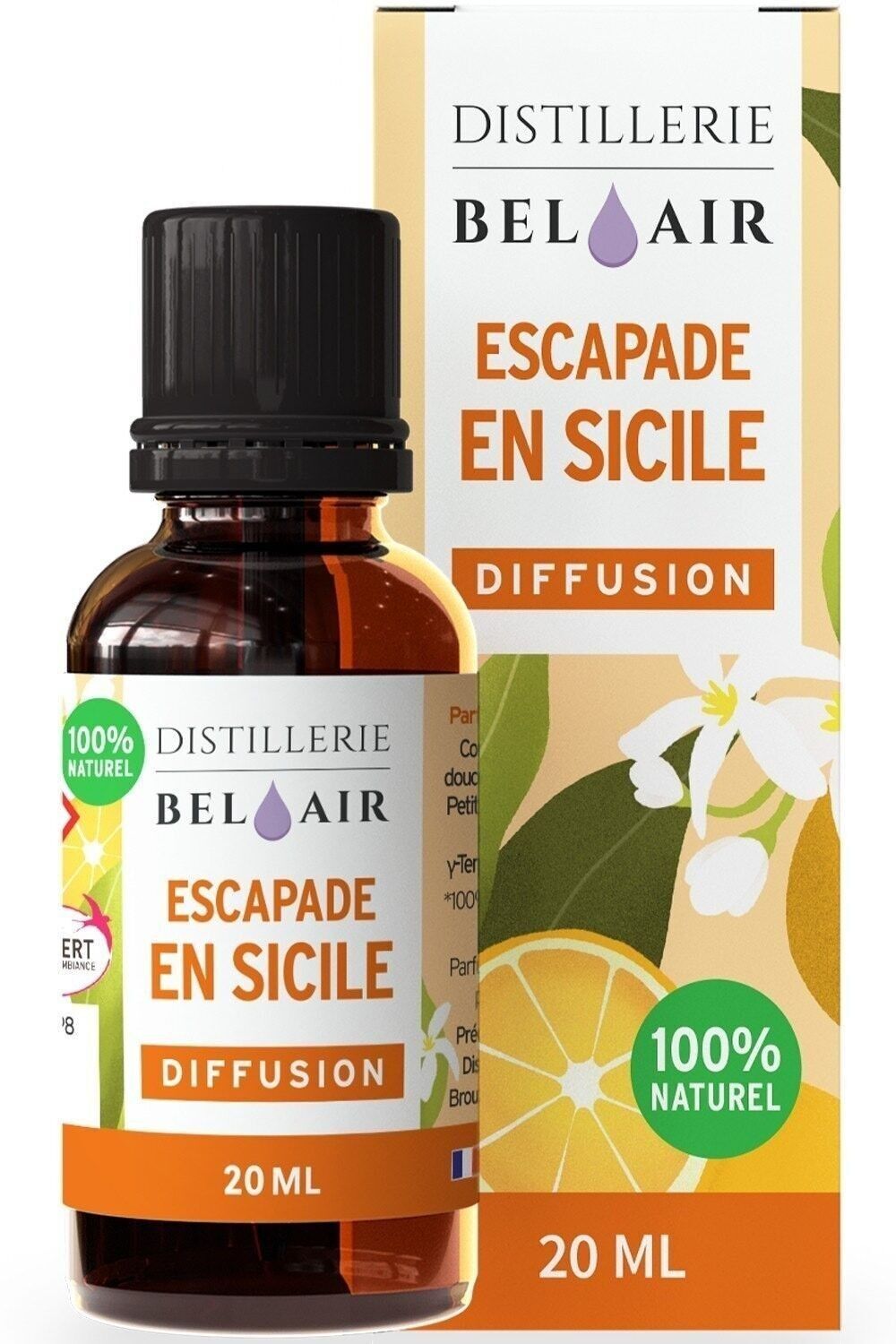 ESCAPADA EN SICILIA - Fragancia de hogar bio - 20 ml - unidad