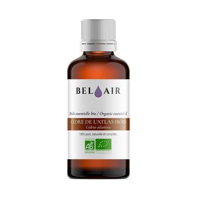 Cedro del atlas (madera) - Aceite esencial orgánico - 50ml - unidad