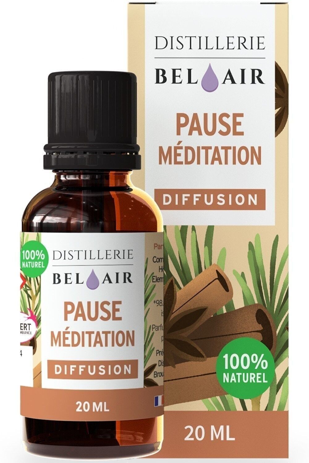 PAUSA MEDITAZIONE - Fragranza d'ambiente organica - 20 ml - unità