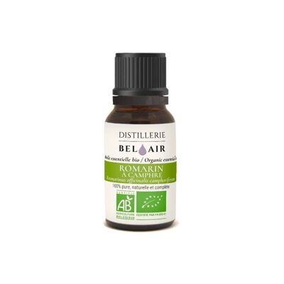 Rosemary with camphor - Organic essential oil - 10 ml - unit