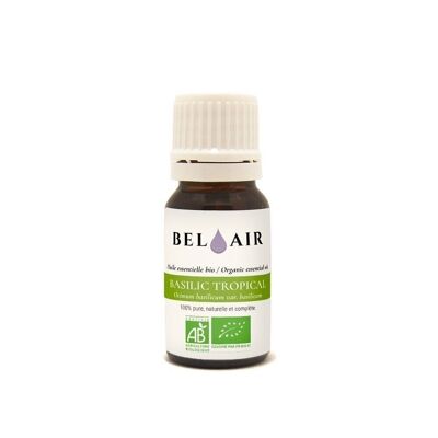 Basilico tropicale - Olio essenziale biologico - 10 ml - unità