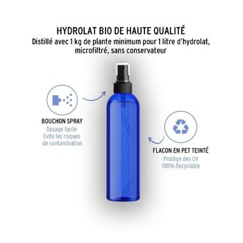 Menthe poivrée – Hydrolat bio - 200 ml- unité 3