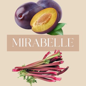 MIRABELLE | Bougie Rhubarbe & Prune 2