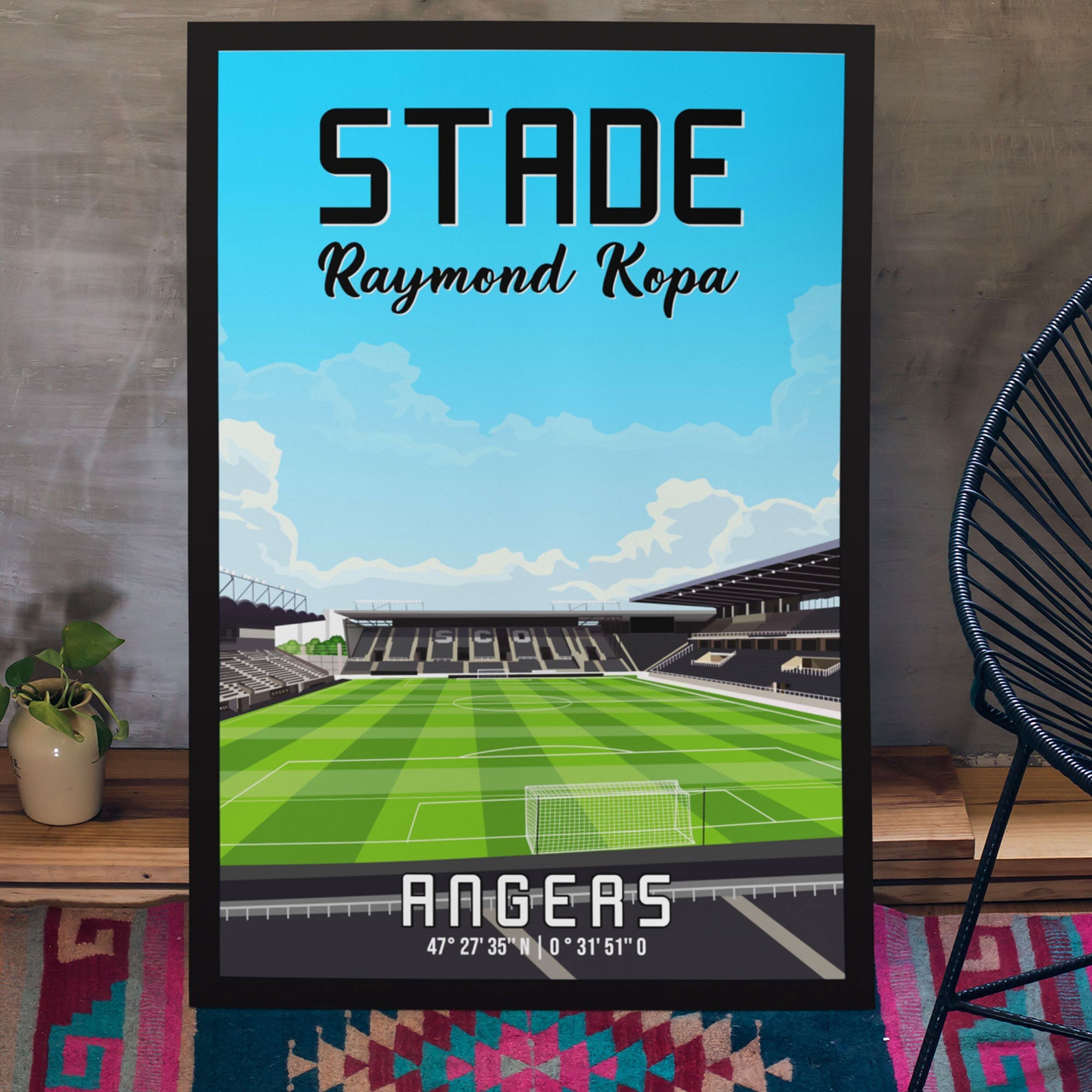 Poster Angers - Stade Raymond Kopa