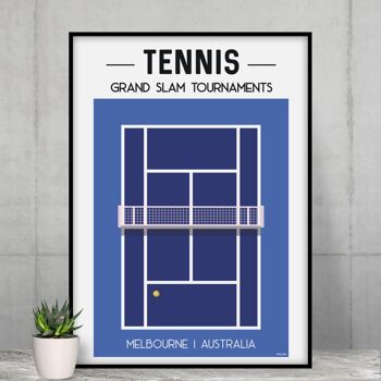 Affiche tennis Australian Open 1