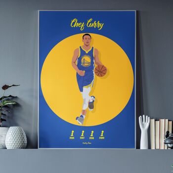 Affiche basket Chef Curry - Stephen 2