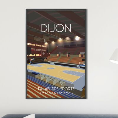 Dijon-Basketballplakat - Palais des Sports