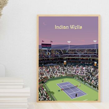 Affiche tennis Indian Wells 2