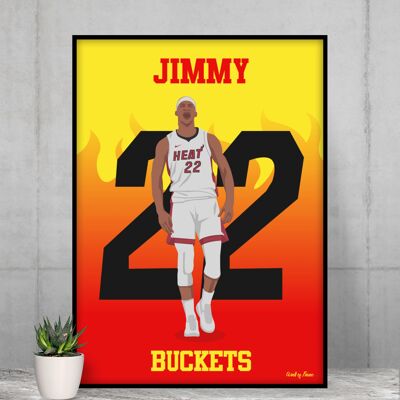 Jimmy Buckets basketball poster - Butler