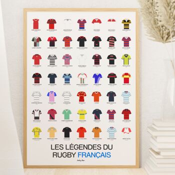 Affiche Légendes du rugby français 3