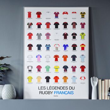 Affiche Légendes du rugby français 4