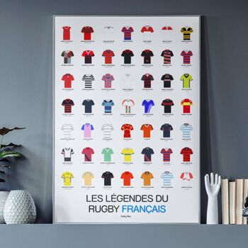Affiche Légendes du rugby français 8