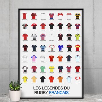 Affiche Légendes du rugby français 10