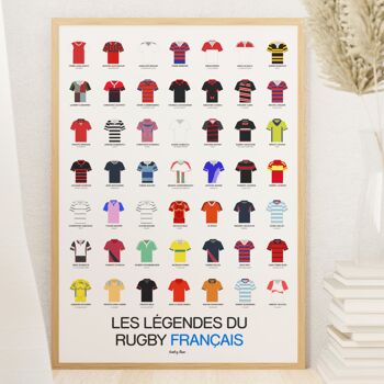 Affiche Légendes du rugby français 19