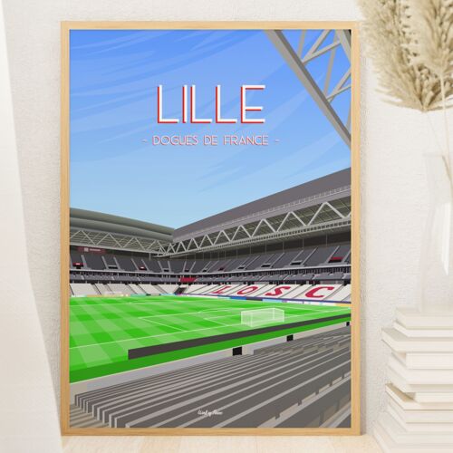 Affiche Lille - Stade de foot