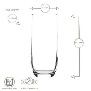 Verre Highball LAV Sude - 415ml 5