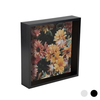 Marco de fotos de caja profunda Nicola Spring - 8 x 8 - Negro