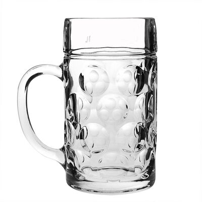 Rink Drink Bicchiere da birra Stein tedesco - 2 pinte