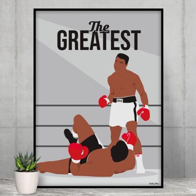 Mohamed Ali The Greatest Boxplakat