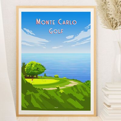 Affiche Monte Carlo - Golf
