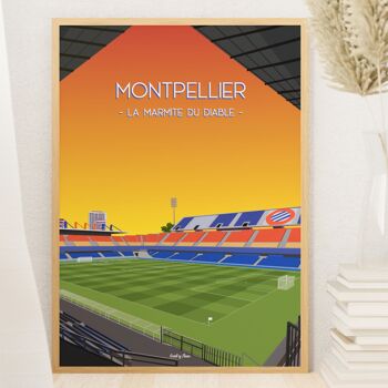 Affiche Montpellier - La Mosson 1