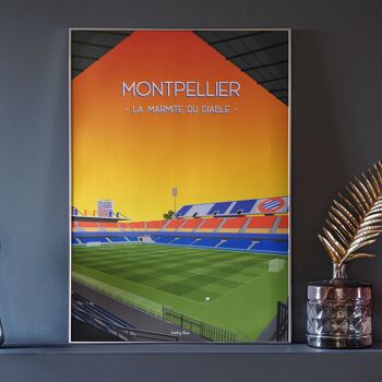 Affiche Montpellier - La Mosson 3