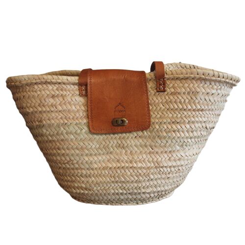 Large Rattan Tote Bag