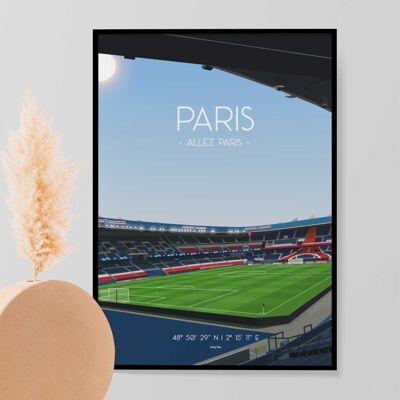 Poster Paris - Football stadium