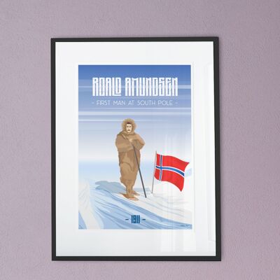 Poster Roald Amundsen – Erster Mann am Südpol