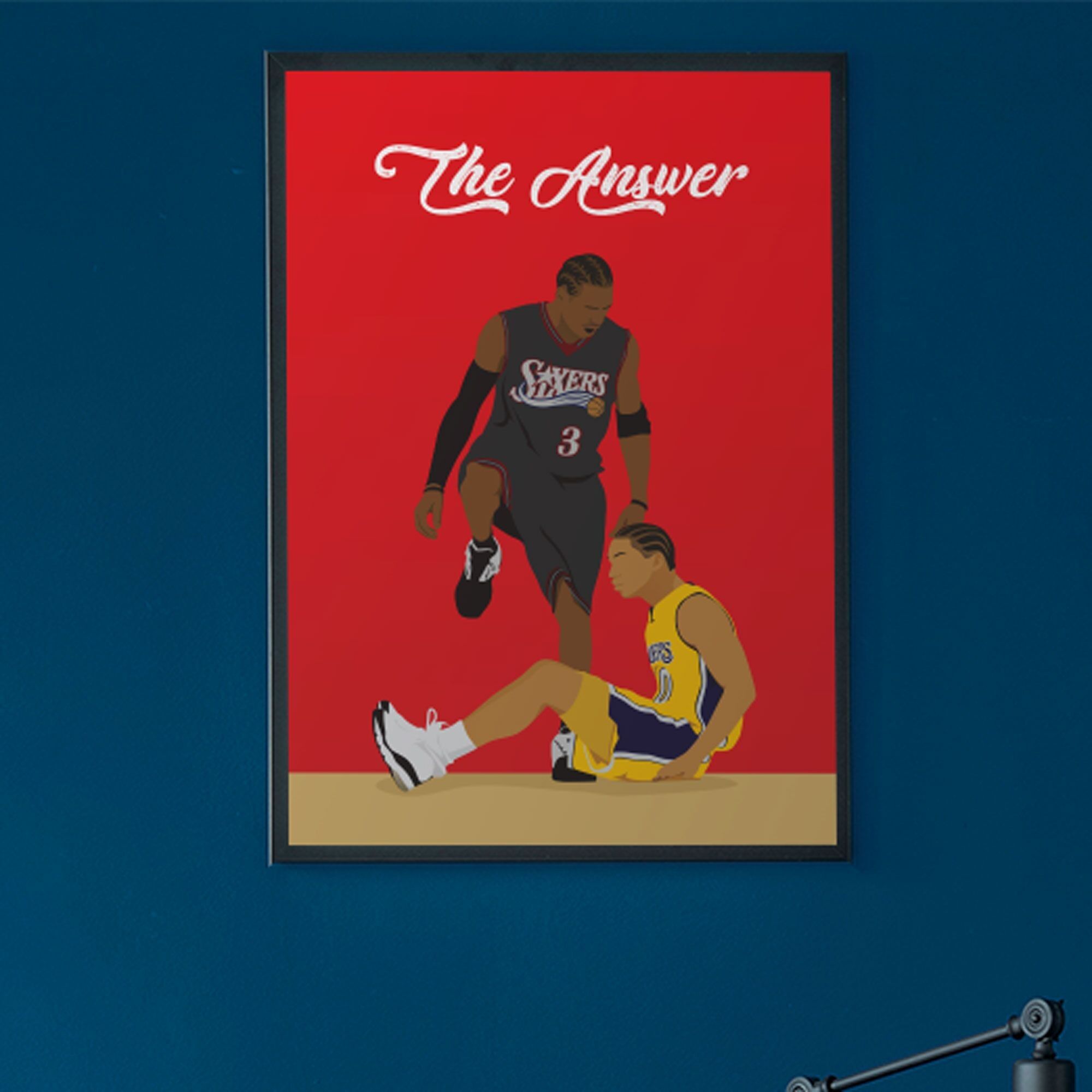 Basketballplakat The Answer – Allen Iverson