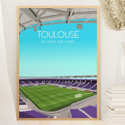 Póster Toulouse - Estadio de fútbol