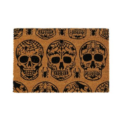 Nicola Spring Rutschfeste Halloween-Fußmatte – 60 x 40 cm – Tag der Toten