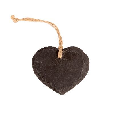 Nicola Spring Hanging Heart Slate Tag